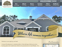 Tablet Screenshot of covenantdevelopments.com